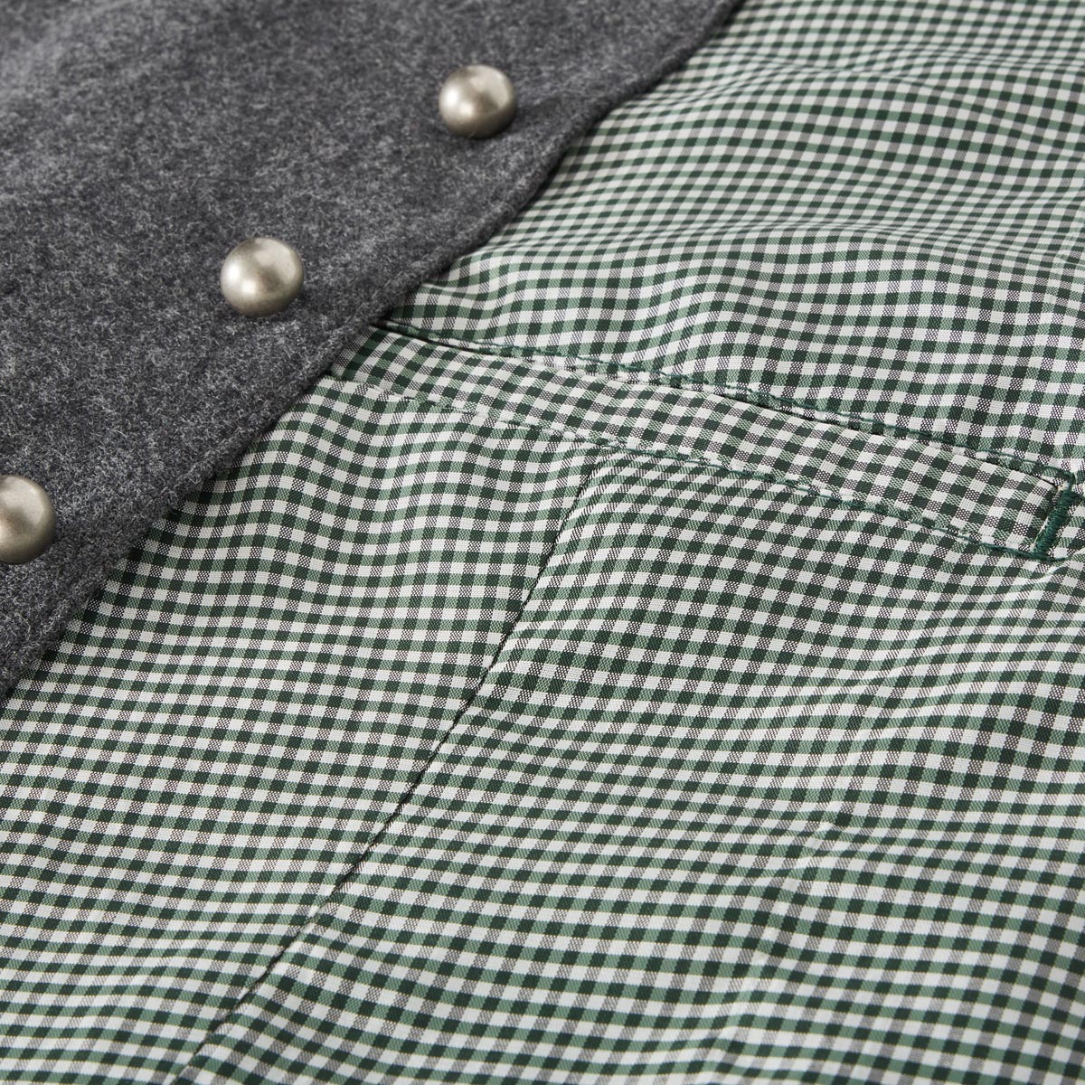 Hammerschmid Trachtenweste aus Wollmischung grau