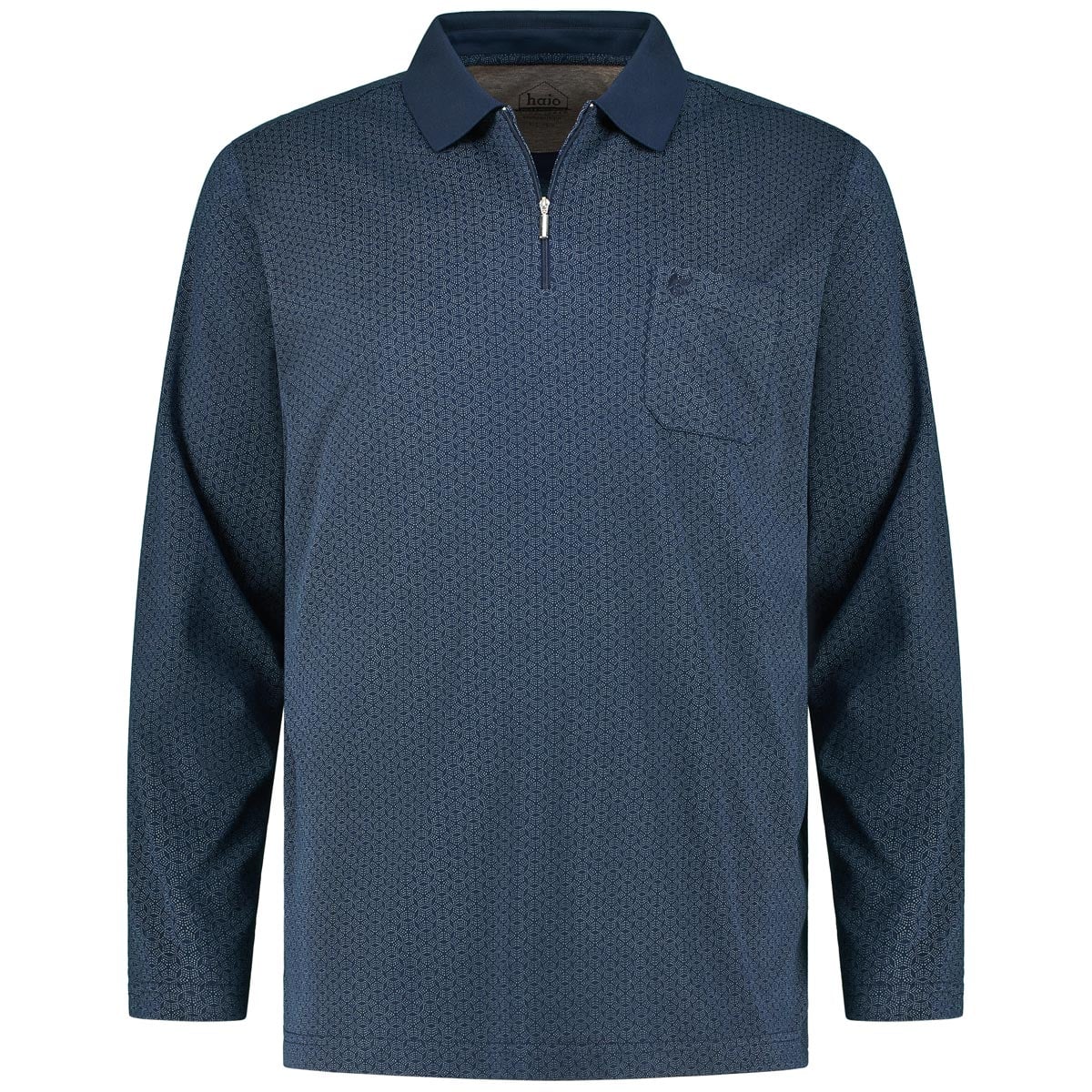 Hajo Poloshirt "Soft Knit", bügelleicht marine Hajo Poloshirt "Soft Knit", bügelleicht marine