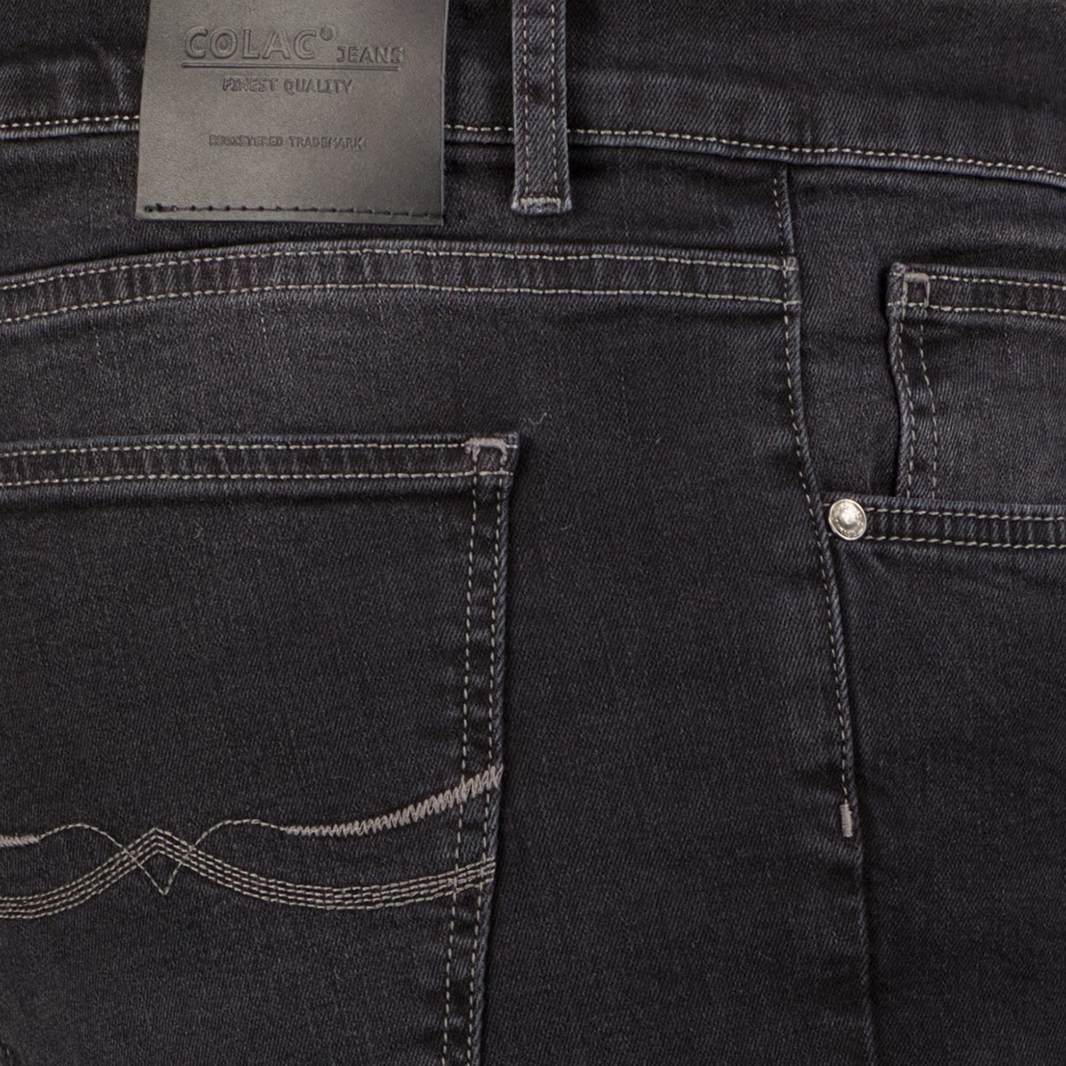 Colac Stretch-Jeans "Tim", Slim Fit schwarz Colac Stretch-Jeans "Tim", Slim Fit schwarz