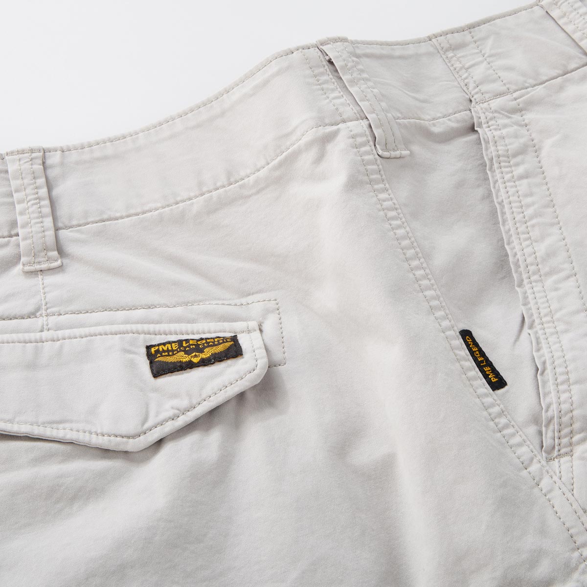 PME LEGEND Stretch-Cargo-Shorts "Nordtrop" hellgrau