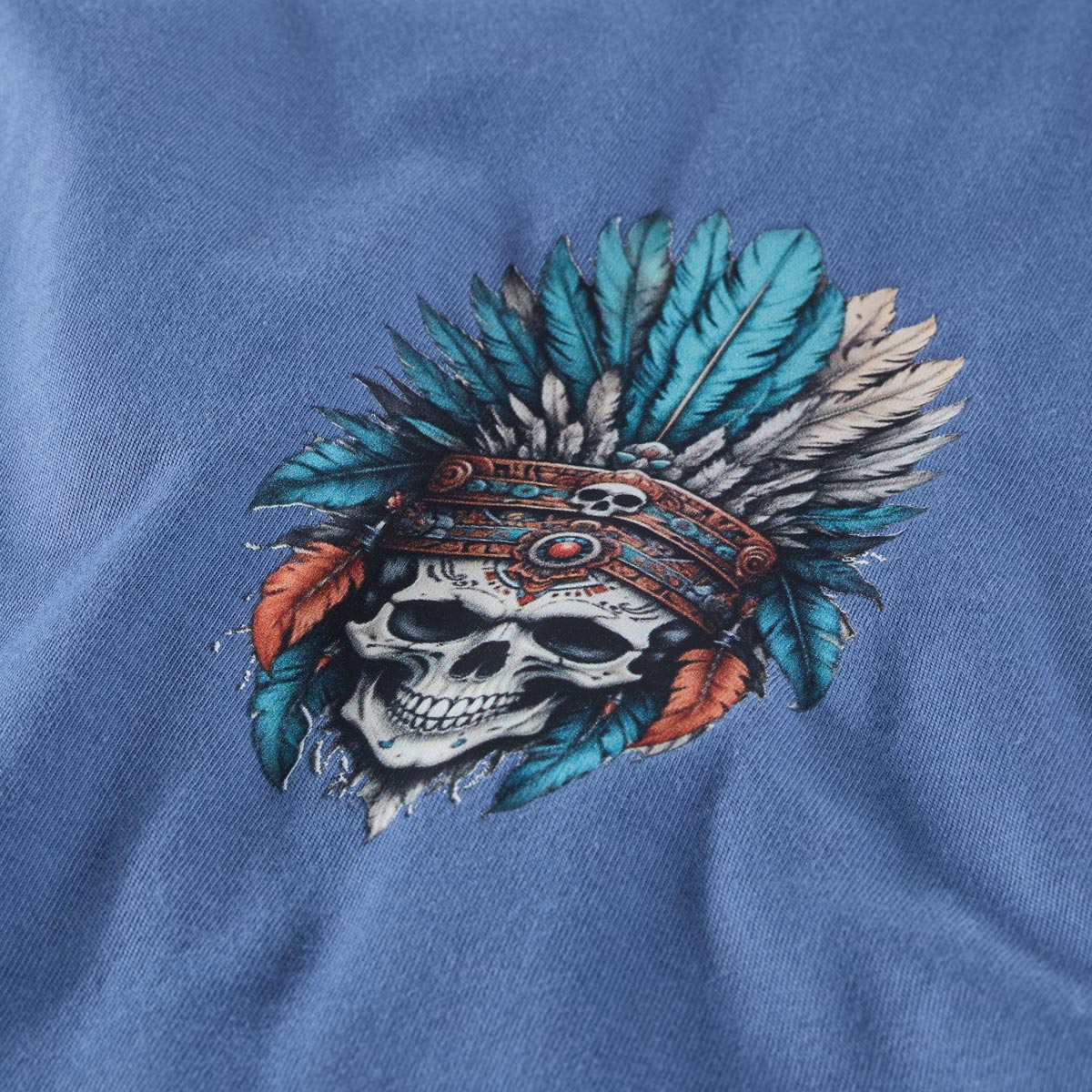 Pfundskerl T-Shirt mit Motiv-Print blau