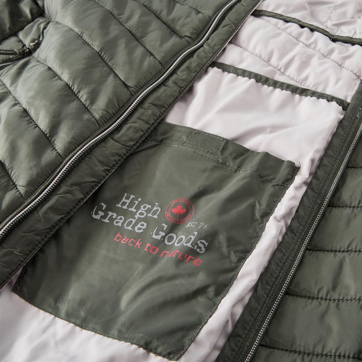 Redpoint Federleichte Steppjacke "Walker" khaki