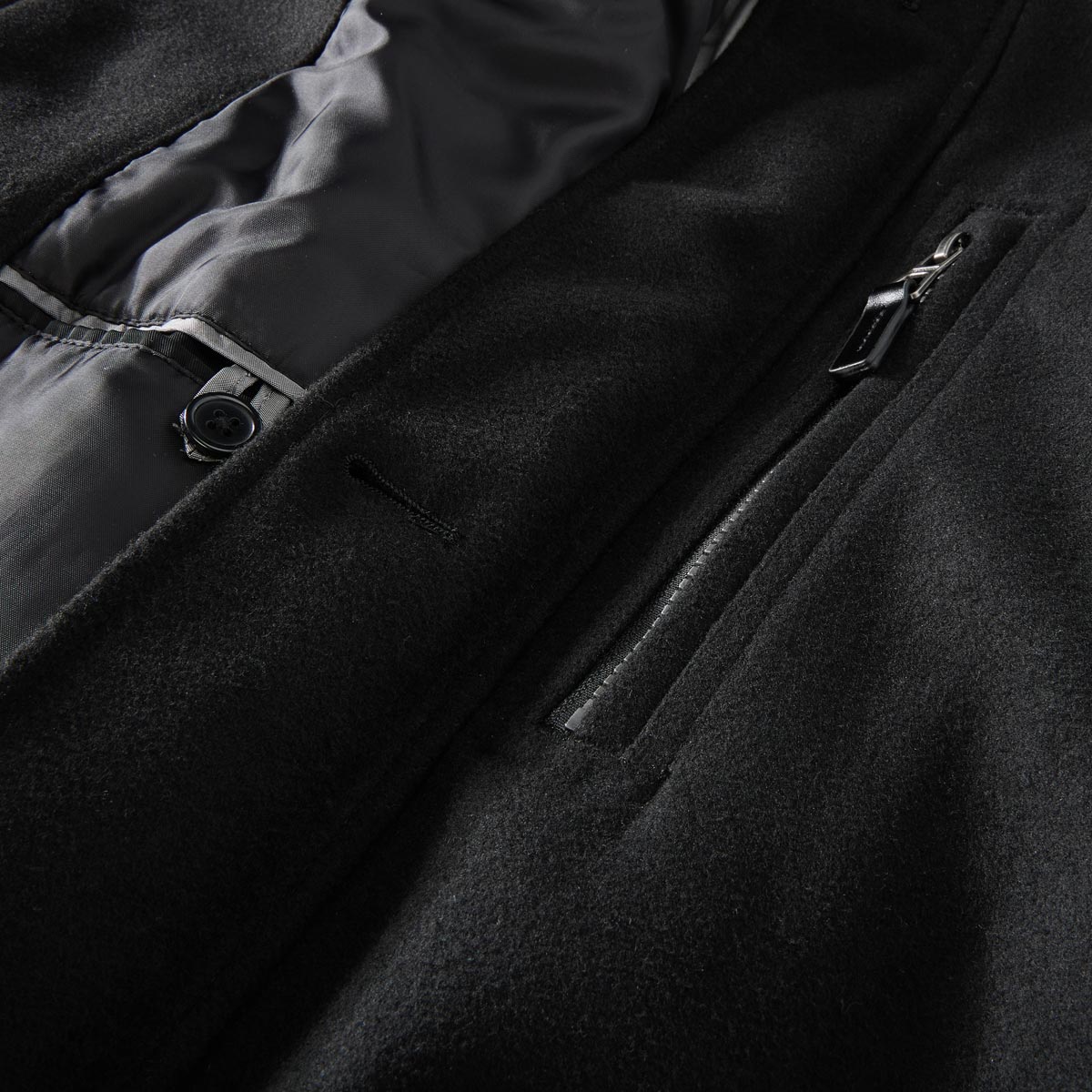 Redpoint Kurzmantel aus Wollmischung schwarz