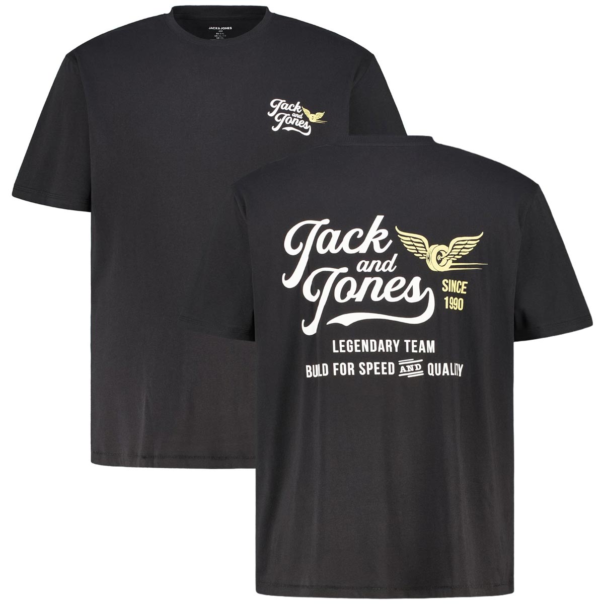T-Shirt mit Print auf Vorder- und Rückseite
