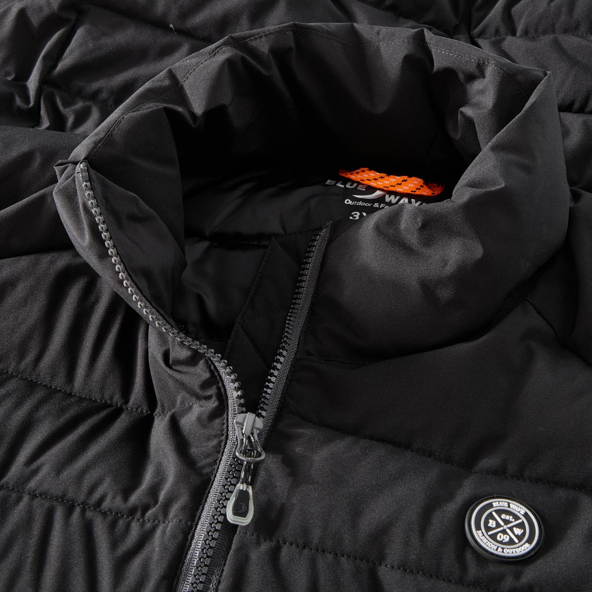 Blue Wave Steppweste "Max", wasser- und windabweisend schwarz