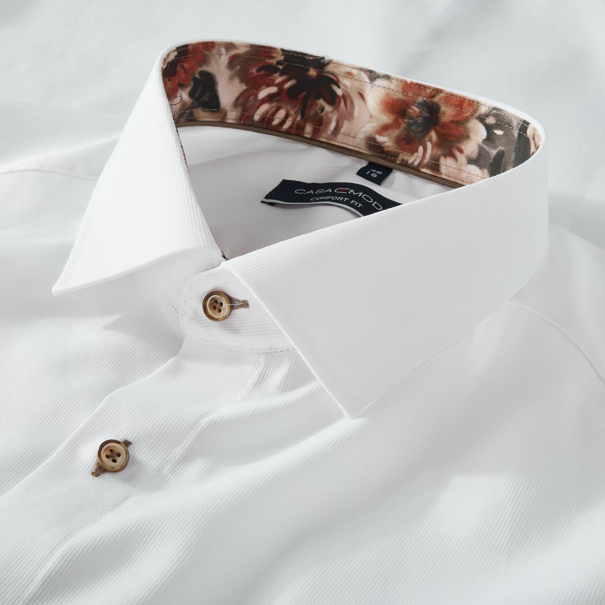 CASA MODA Businesshemd aus Baumwolle weiß