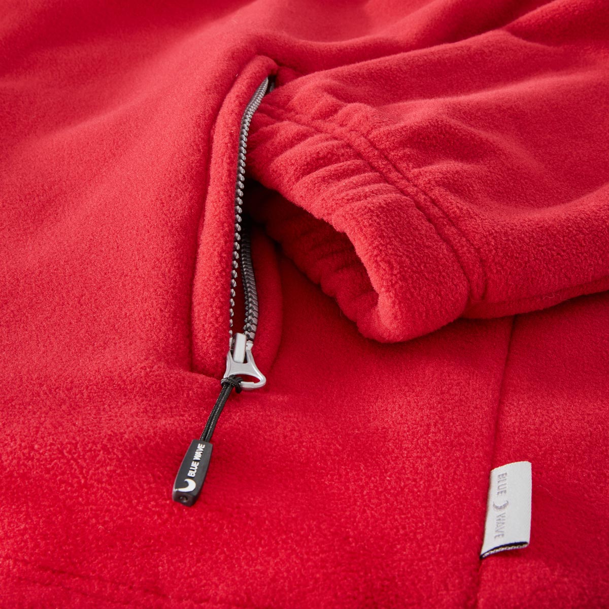 Blue Wave Microfleecejacke, wasser- und windabweisend rot