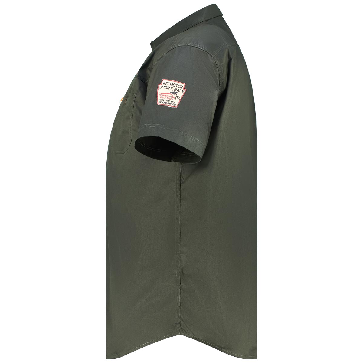 Kamro Freizeithemd aus Baumwolle Farbe khaki Größe: 12XL günstig online kaufen