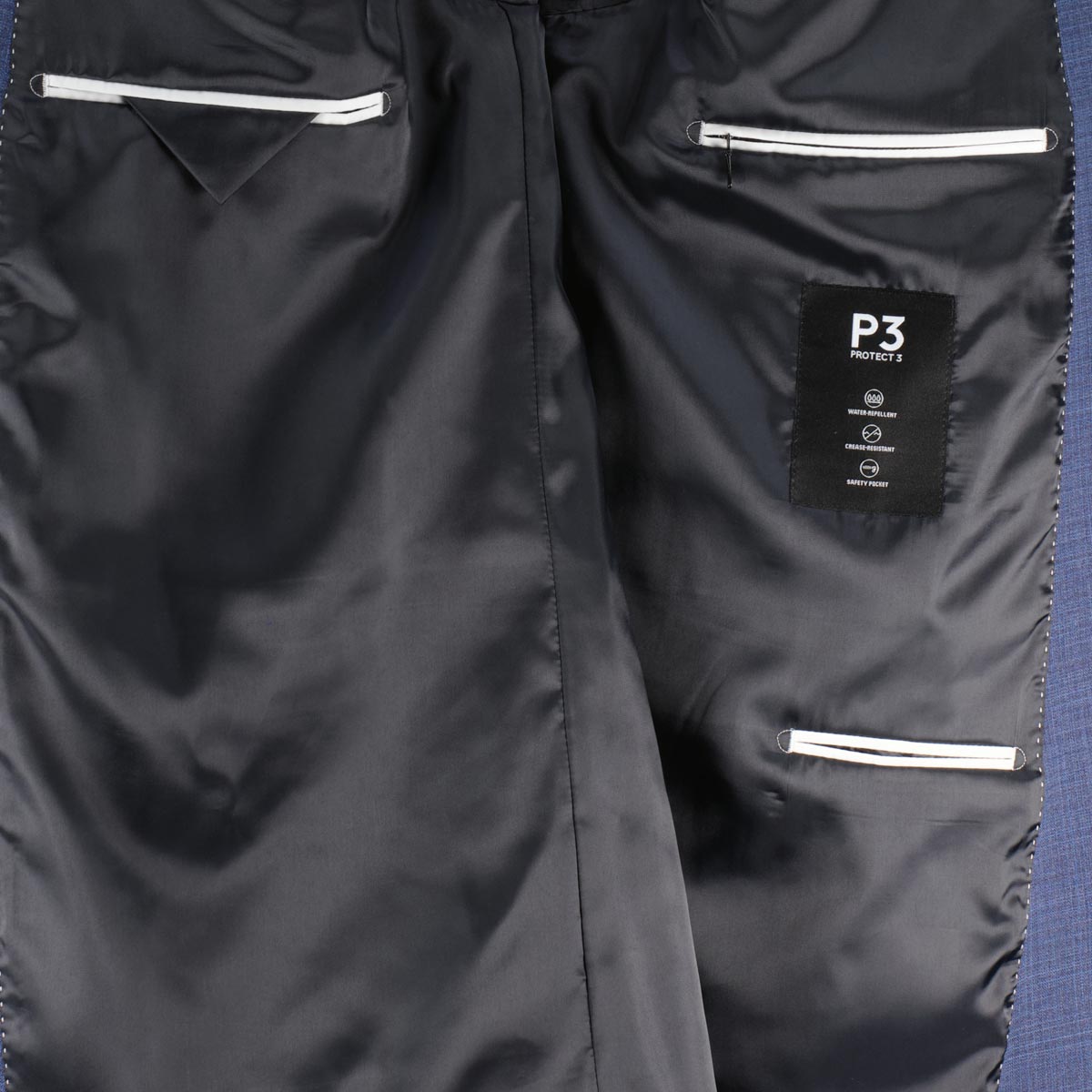 Digel Anzugsakko mit Stretch, knitterresistent, fleckabweisend blau Digel Anzugsakko mit Stretch, knitterresistent, fleckabweisend blau