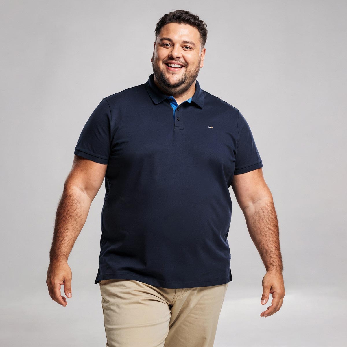 Pfundskerl Premium Poloshirt mit Stretch dunkelblau