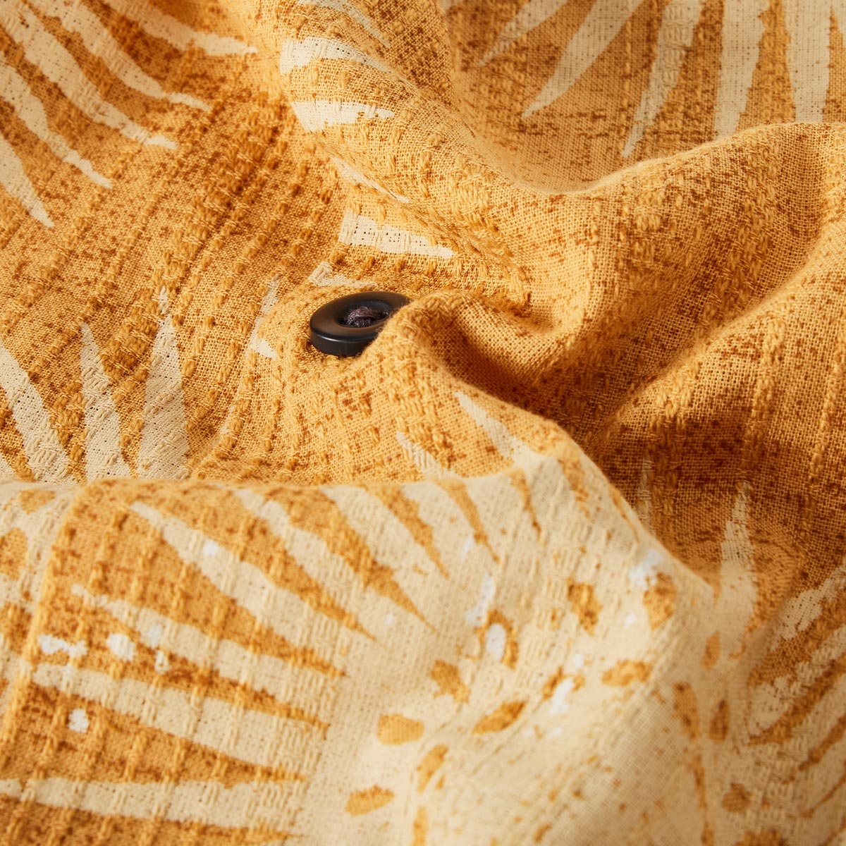 Jack&Jones Freizeithemd mit Allover-Muster curry