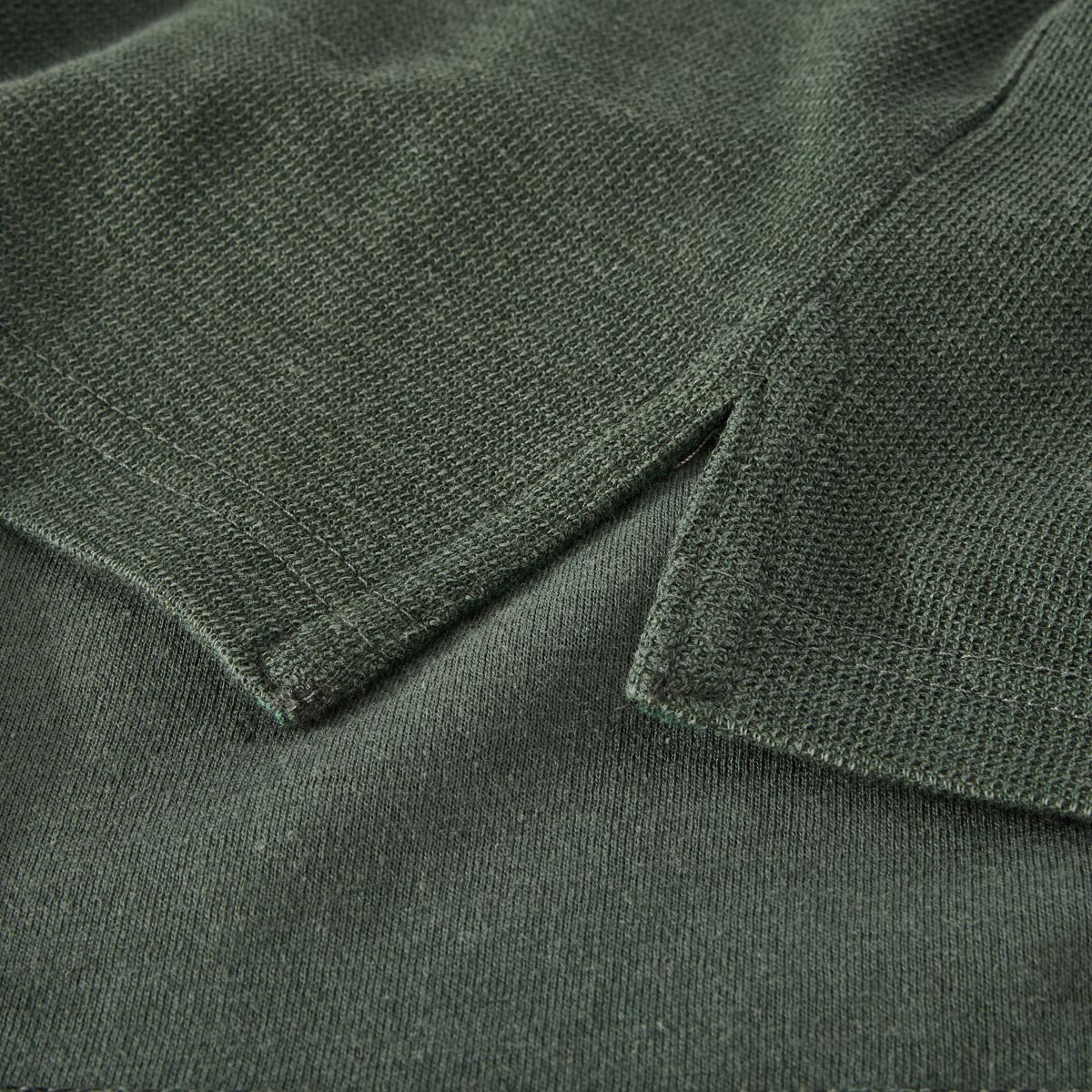 North Strickpolo aus Baumwolle grün