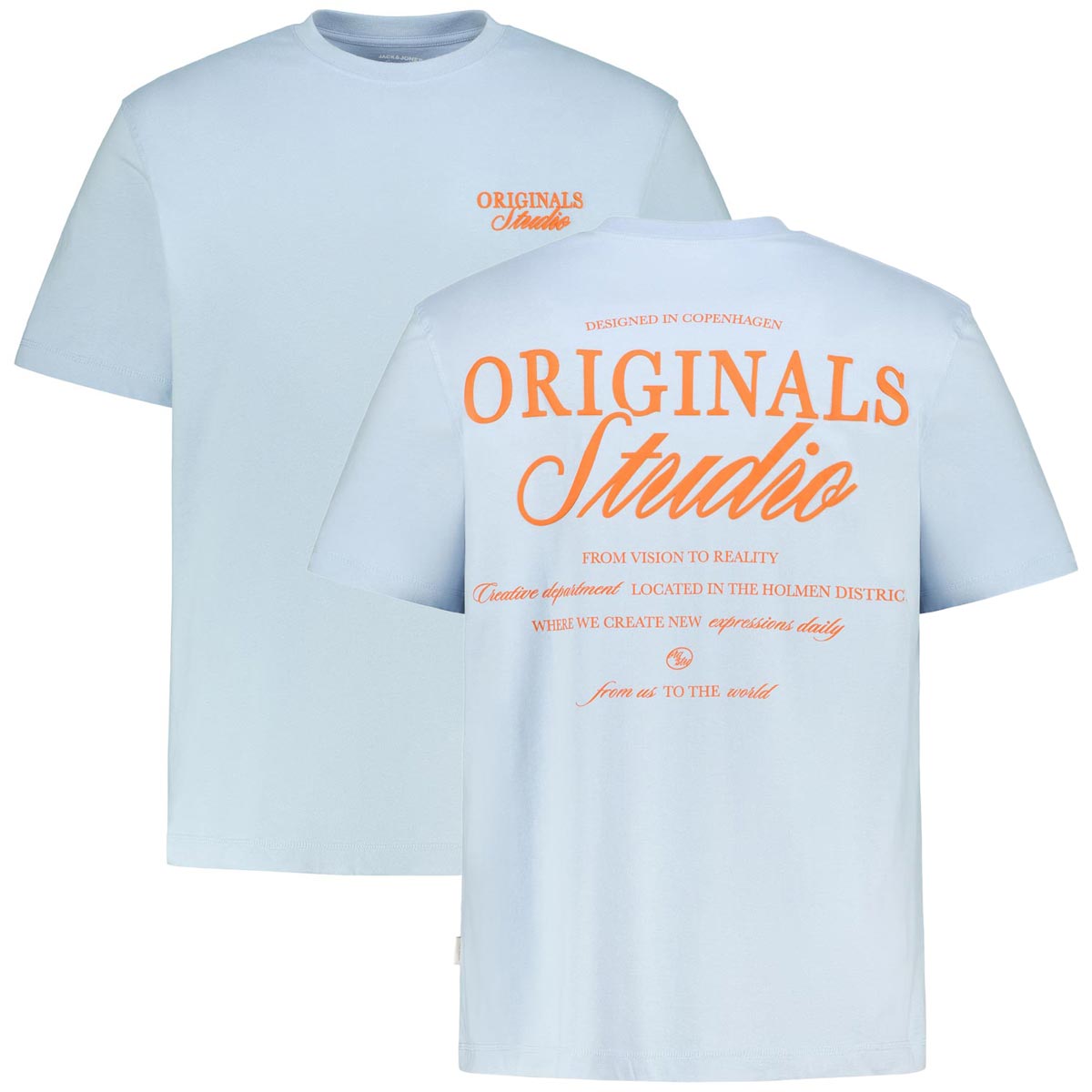 T-Shirt mit Print auf Vorder- und Rückseite