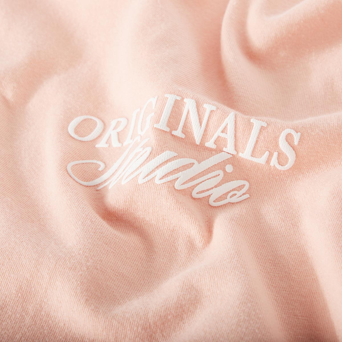 Jack&Jones T-Shirt mit Print auf Vorder- und Rückseite pfirsich