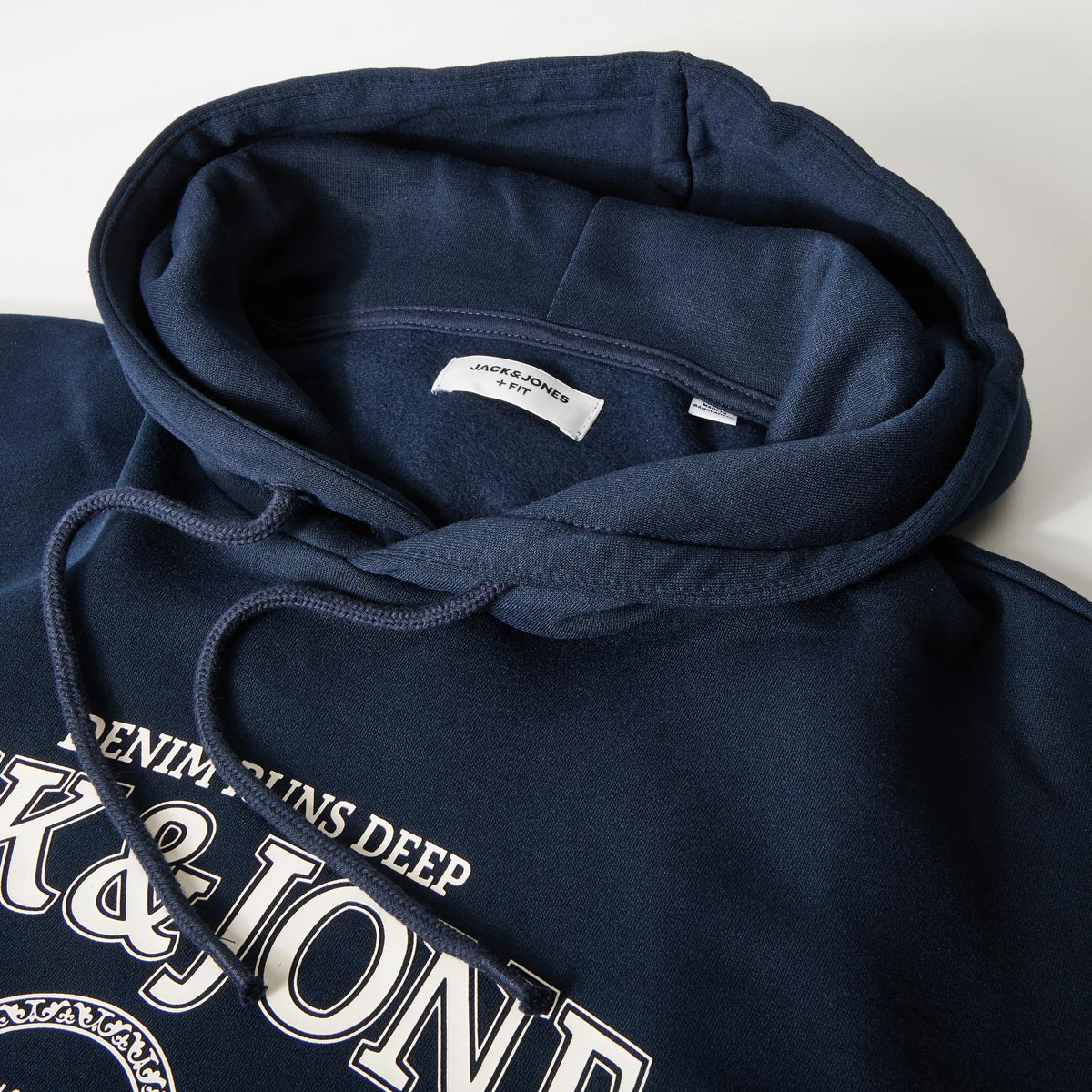 Jack&Jones Hoodie mit Kängurutasche blau