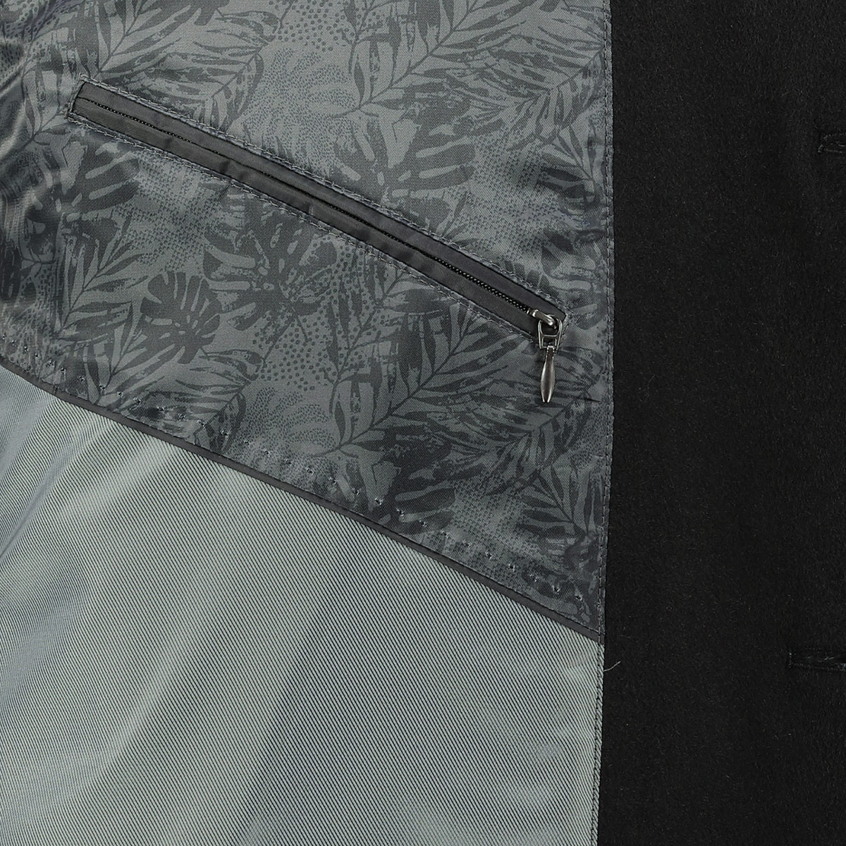 Weis Mantel "Berlin" in minimalistischem Look schwarz