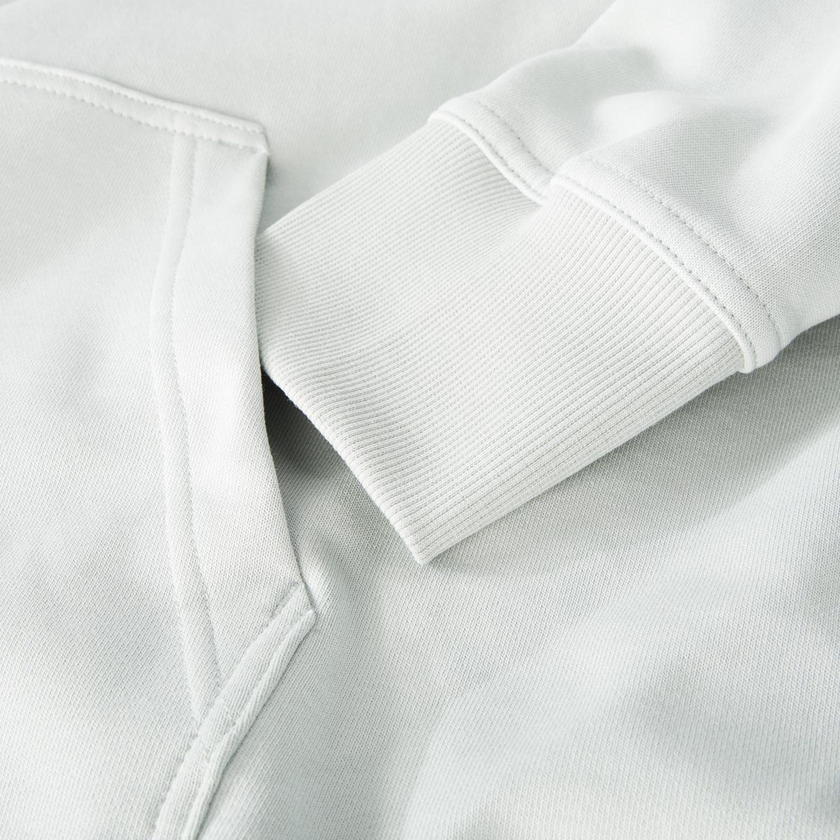 BOSS Hoodie aus Baumwolle mint