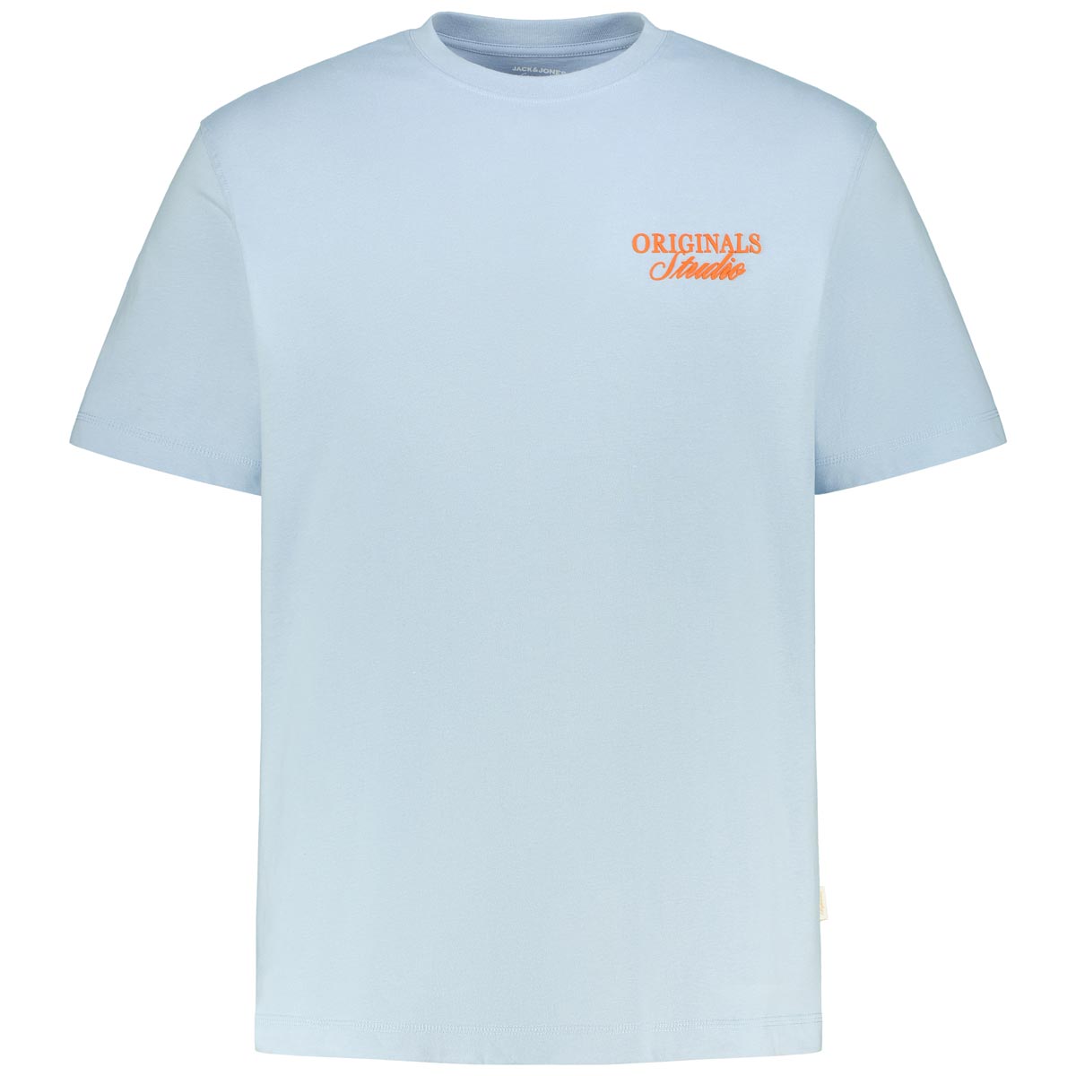 Jack&Jones T-Shirt mit Print auf Vorder- und Rückseite blau