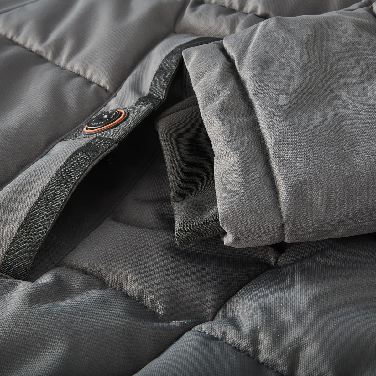 CASA MODA Wattierte Steppjacke, wasser- und windabweisend anthrazit