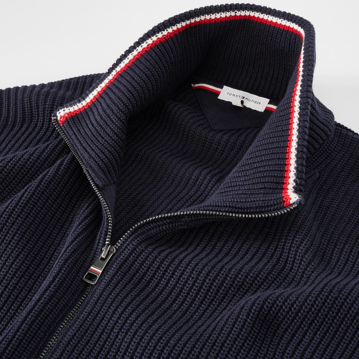 Tommy Hilfiger Strickjacke aus Baumwolle marine