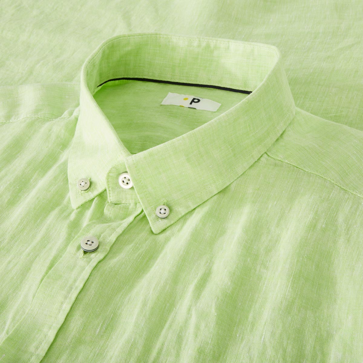 Pfundskerl Freizeithemd aus Leinen hellgrün