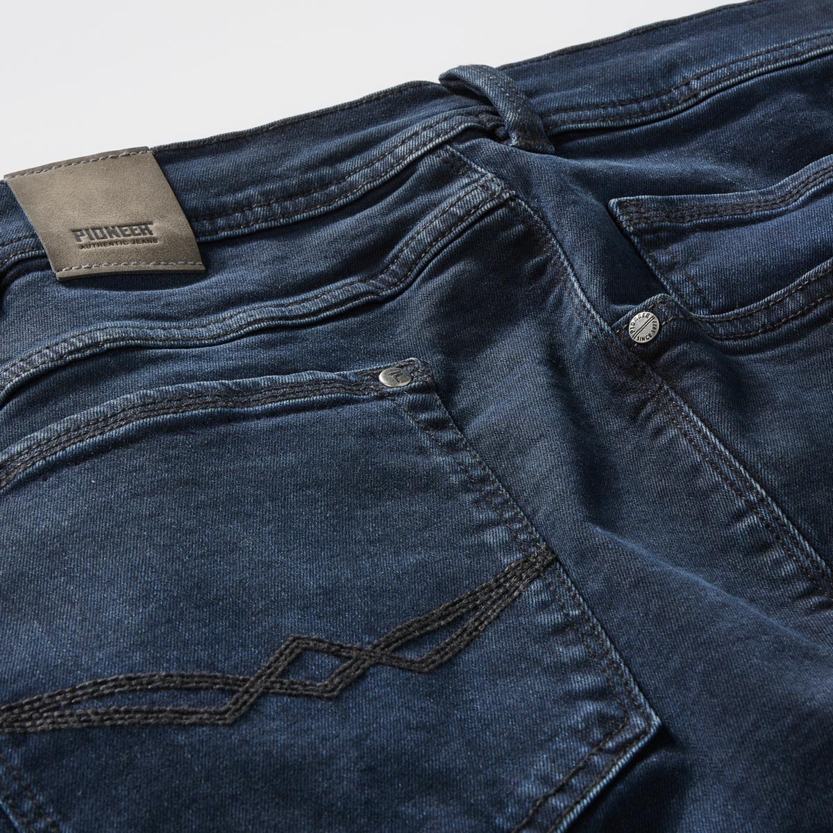 Pioneer Stretch-Jeans "Peter", Loose Fit jeansblau
