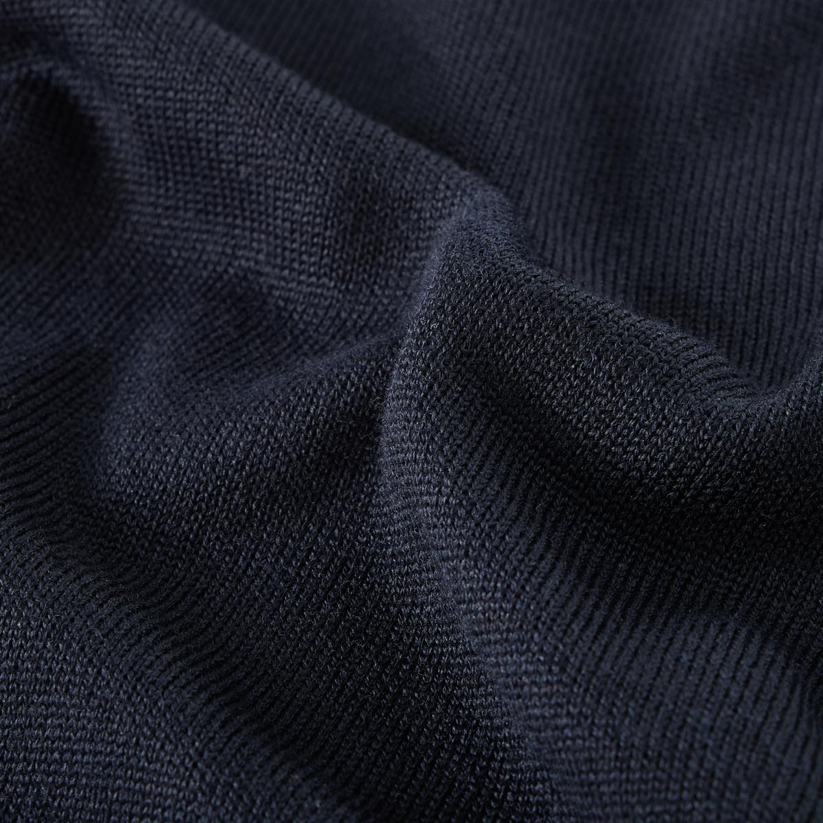 Hajo Pullover aus Wolle, kratzfrei marine