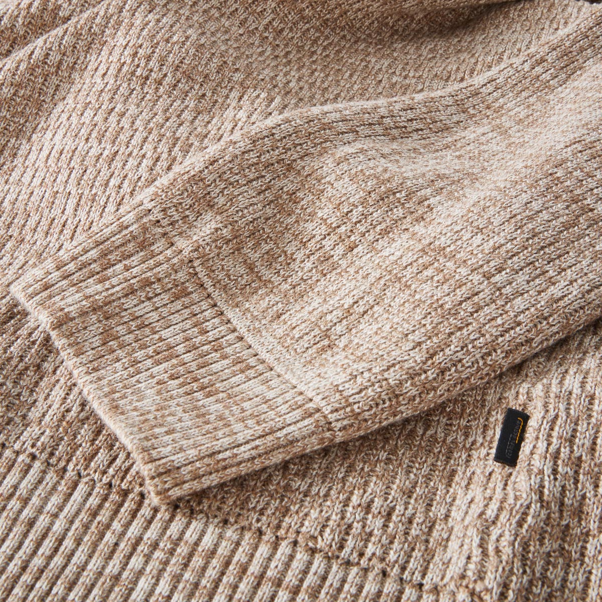 camel active Strickpullover aus Baumwollmischung beige