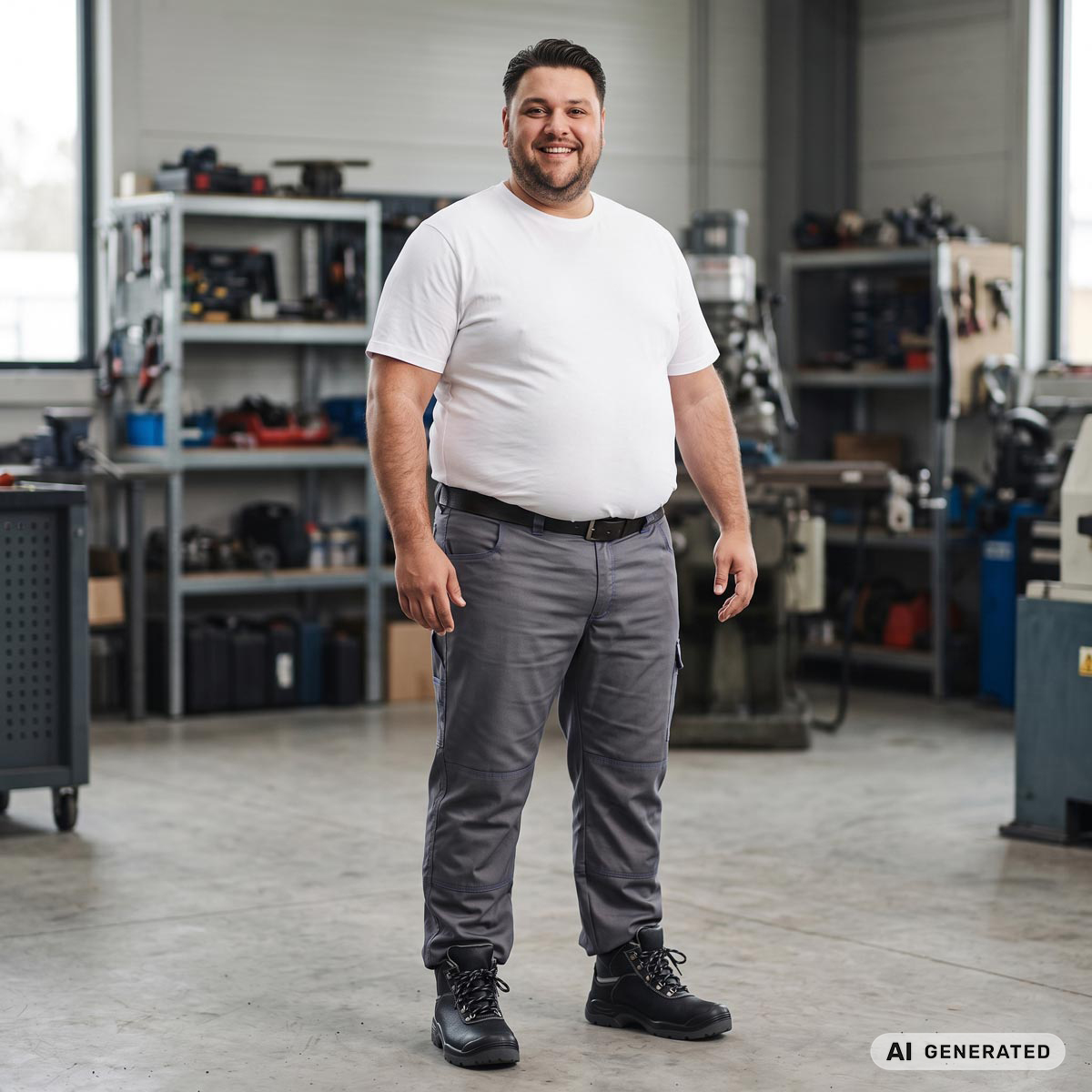 ADAMO Cargo-Arbeitshose, Regular Fit, praktisch und robust anthrazit