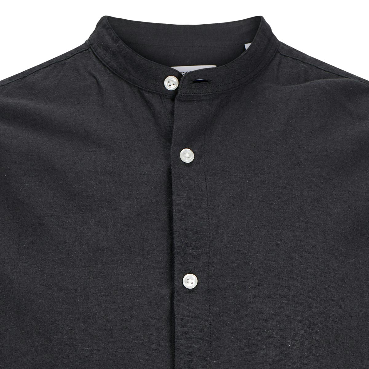 Jack&Jones Freizeithemd mit Leinen schwarz