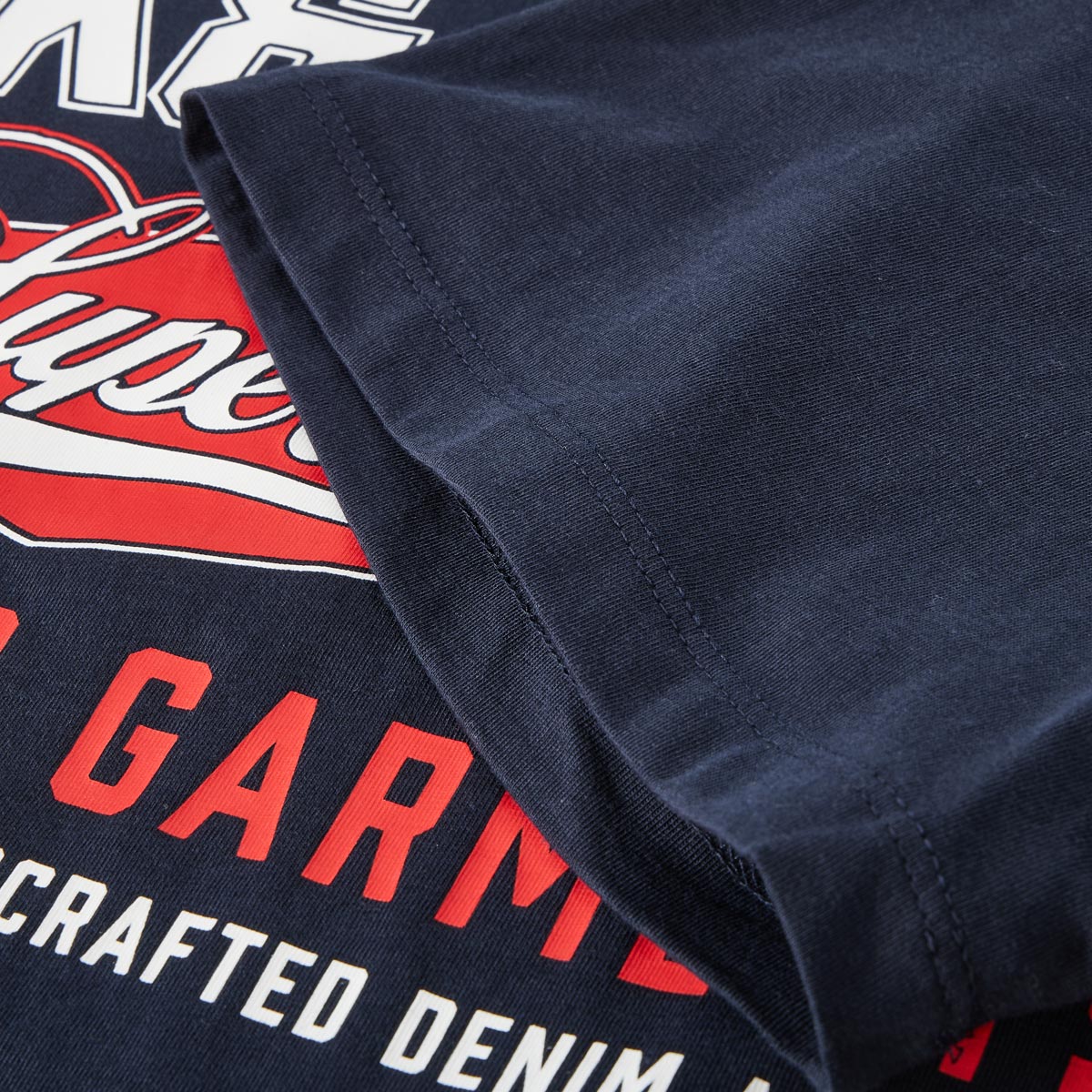 Jack&Jones T-Shirt mit Label-Print blau