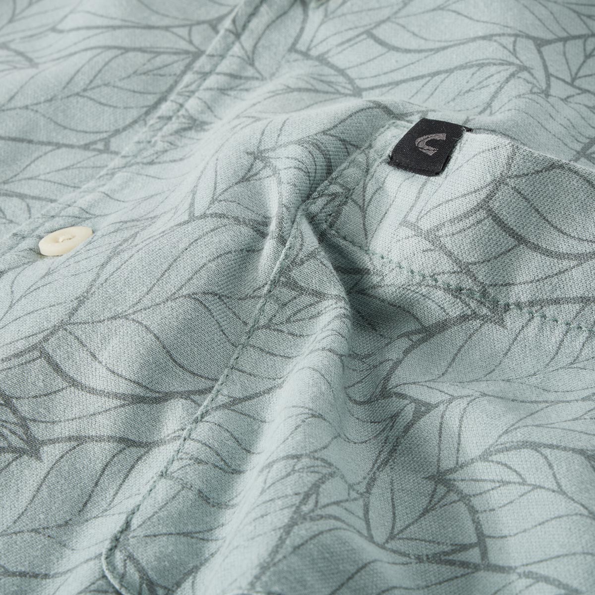 camel active Freizeithemd mit Stretch blau