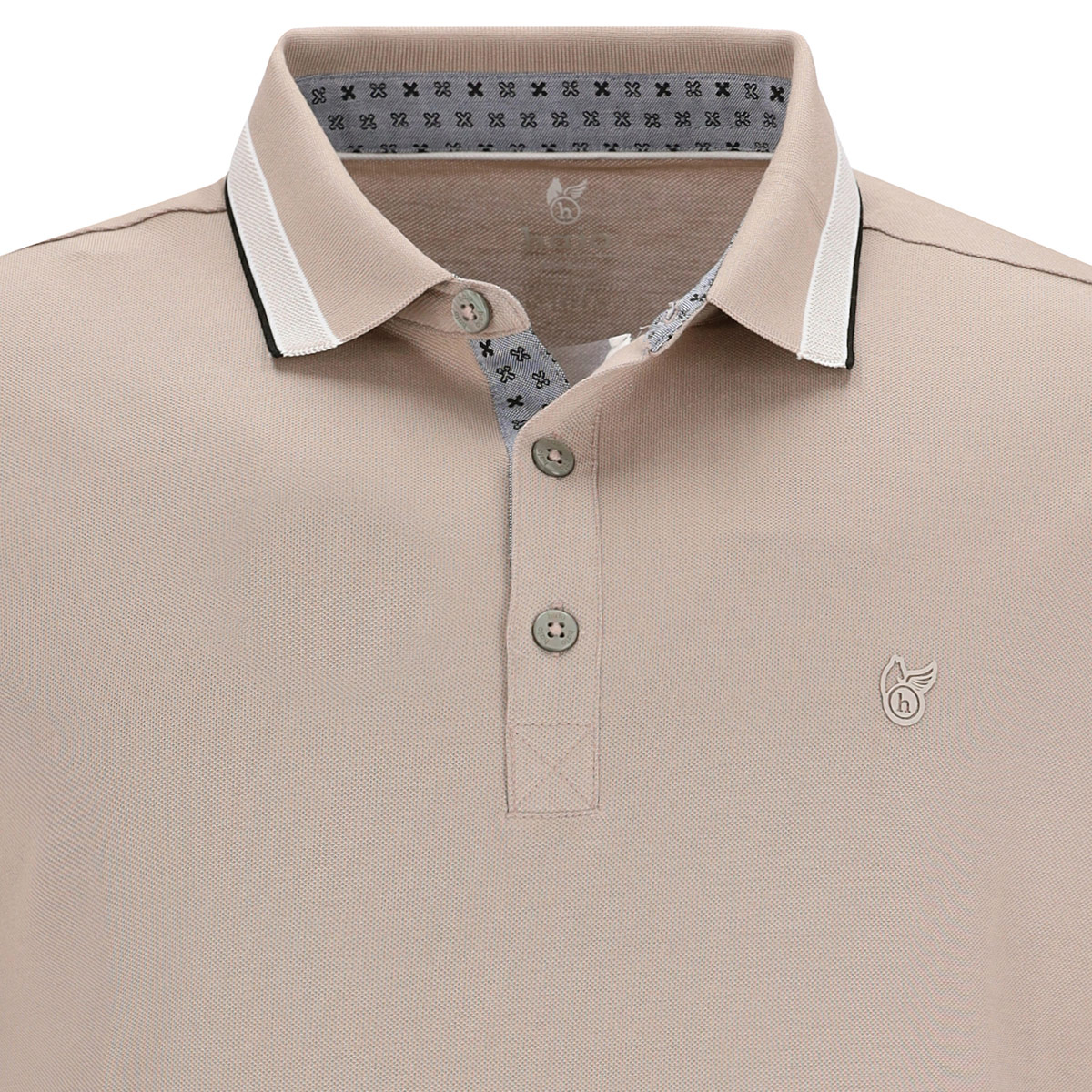 Hajo Funktions-Poloshirt mit Stretch, atmungsaktiv Farbe sand Größe: 4XL günstig online kaufen