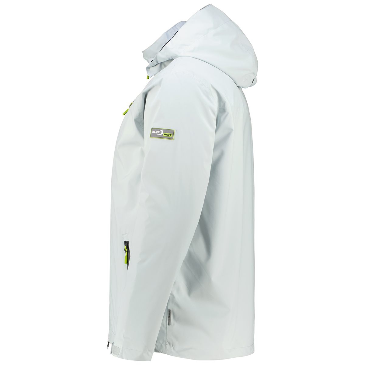 Blue Wave Wattierte Funktionsjacke mit Kontrastdetails, winddicht und schnelltrocknend grau