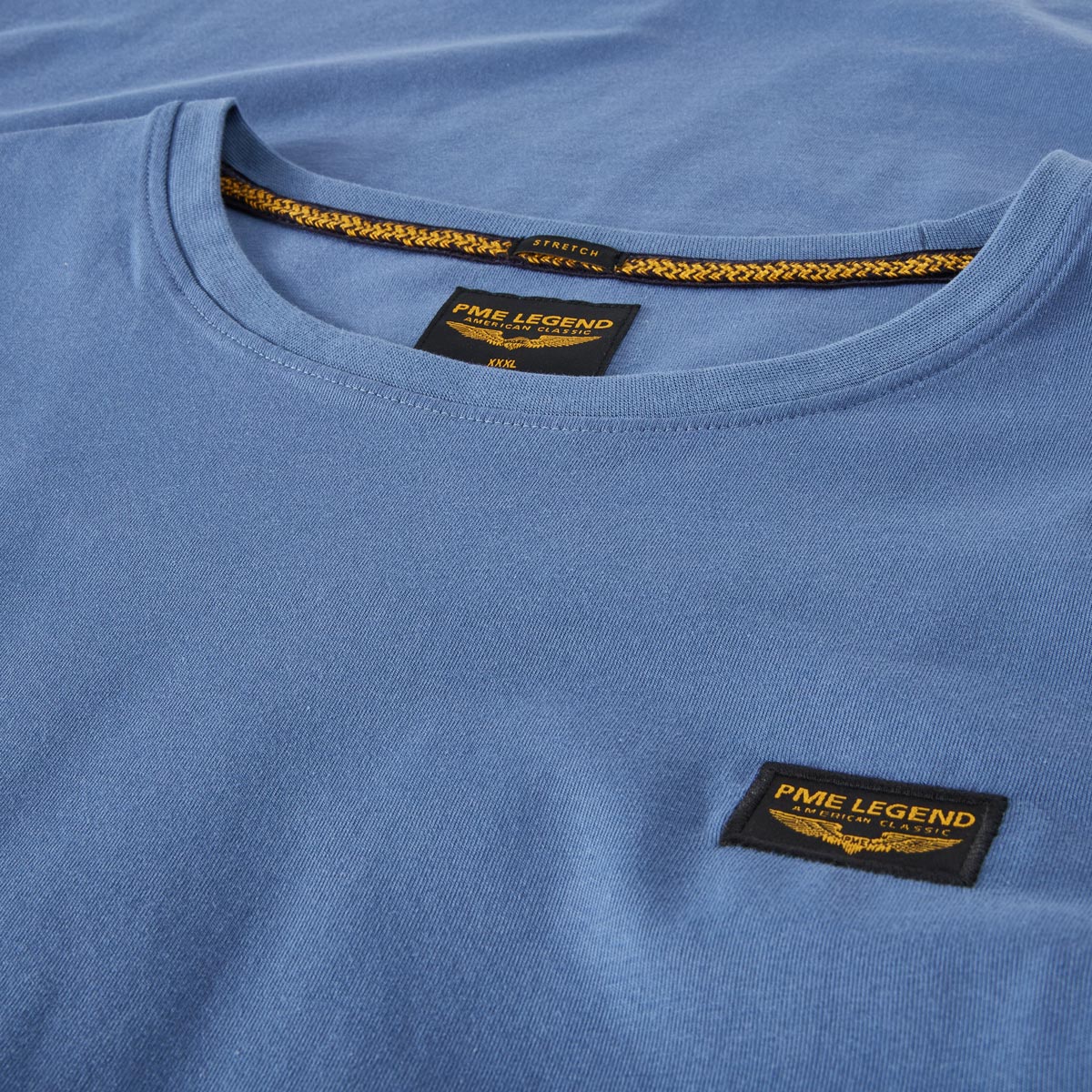 PME LEGEND T-Shirt mit Stretch Farbe blau Größe: 4XL günstig online kaufen