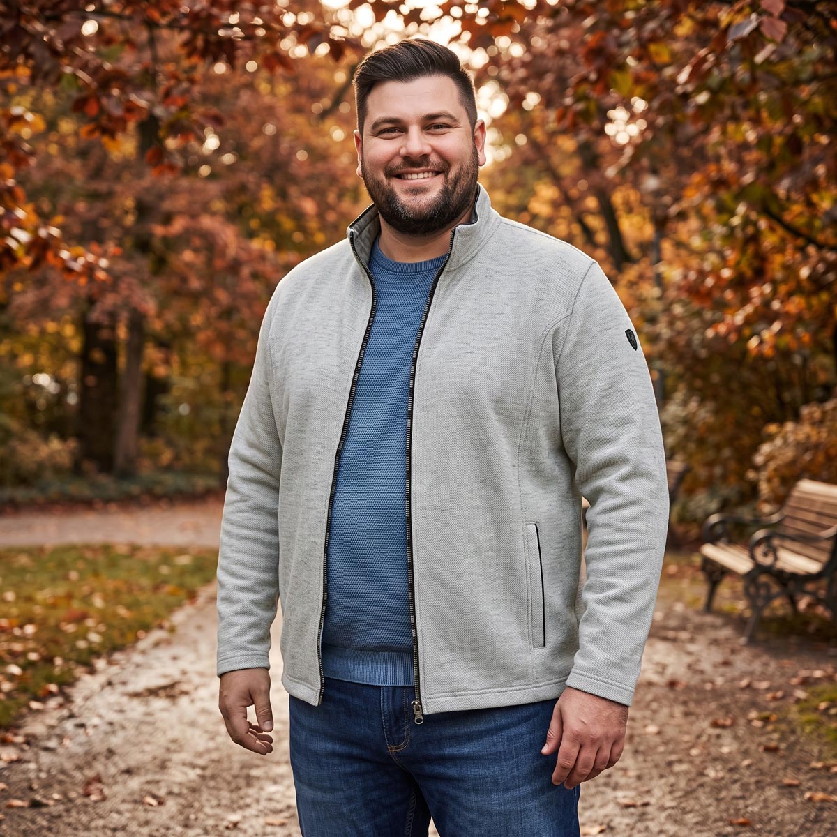 Wellensteyn Softshelljacke "Tampa", windabweisend und atmungsaktiv hellgrau
