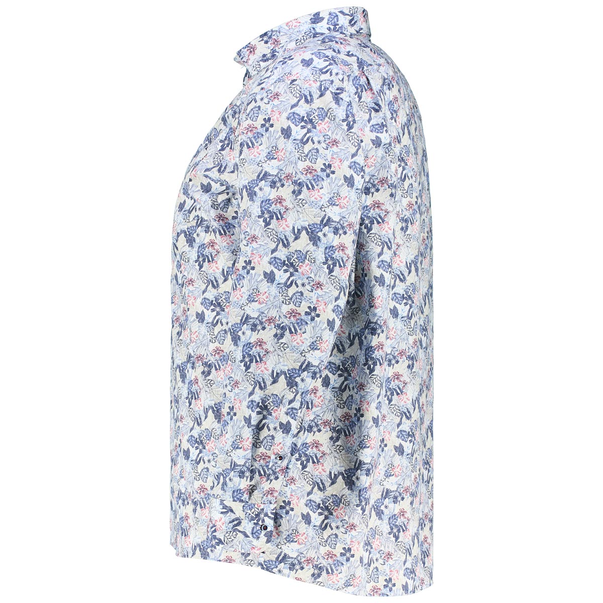 CASA MODA Businesshemd mit floralem Muster, pflegeleicht Farbe rot Größe: 5 günstig online kaufen