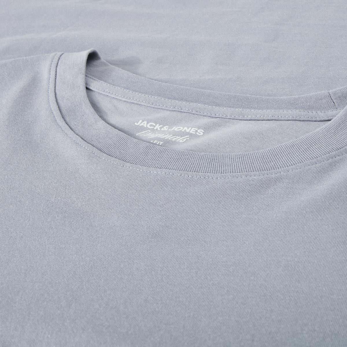 Jack&Jones T-Shirt mit Label-Print Farbe hellblau Größe: 5XL günstig online kaufen