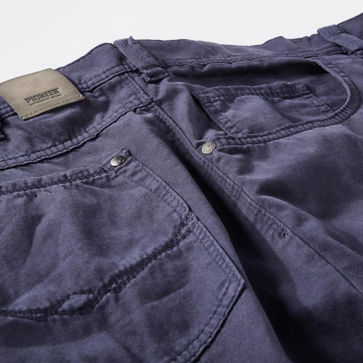 Pioneer Stretch-Baumwollhose "Peter", Loose Fit dunkelblau