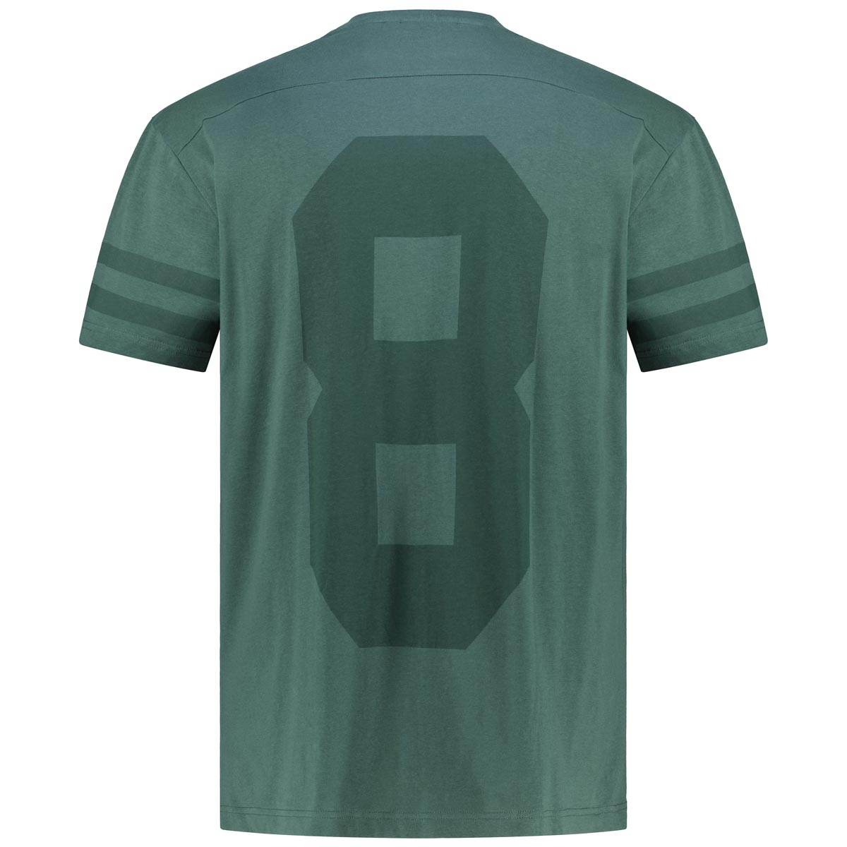 North T-Shirt mit Rückenprint grün