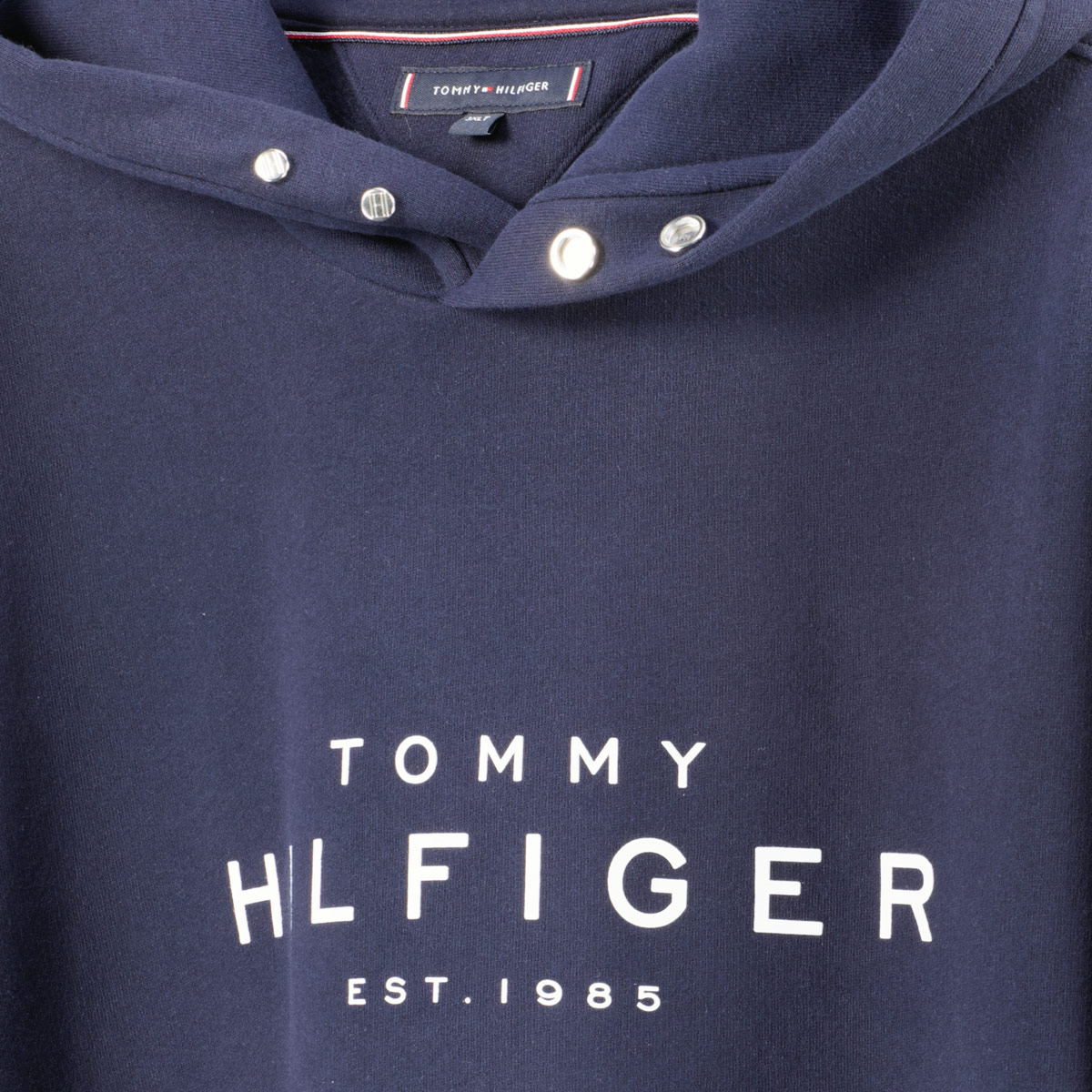 Tommy Hilfiger Hoodie mit Label-Print marine