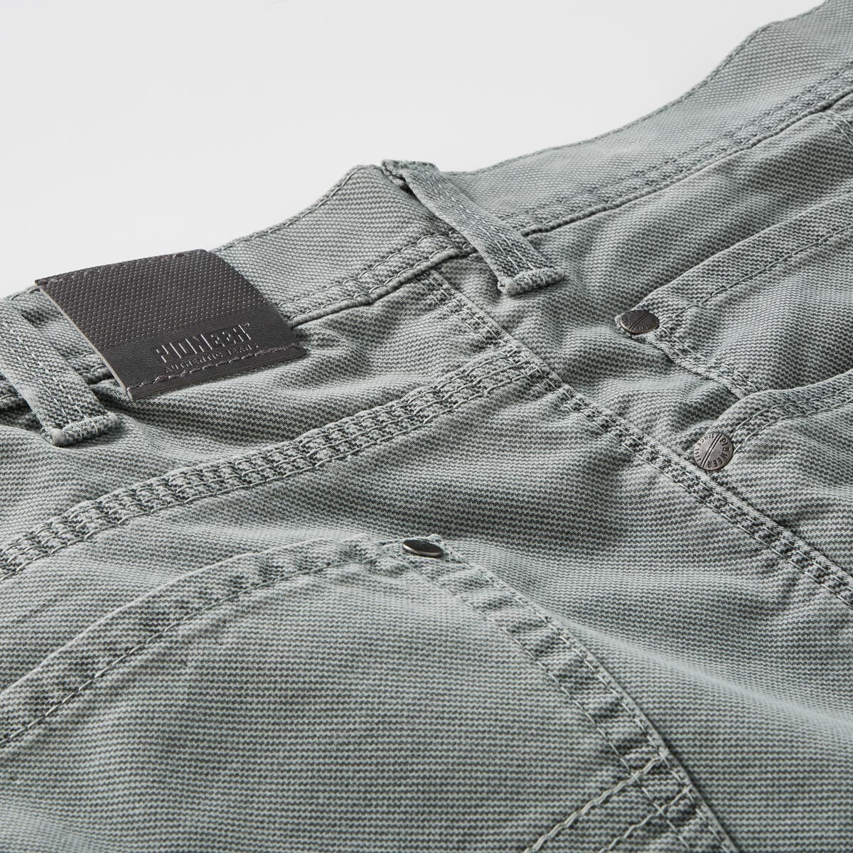 Pioneer Baumwollhose "Thomas" mit Stretch, Tapered Fit anthrazit