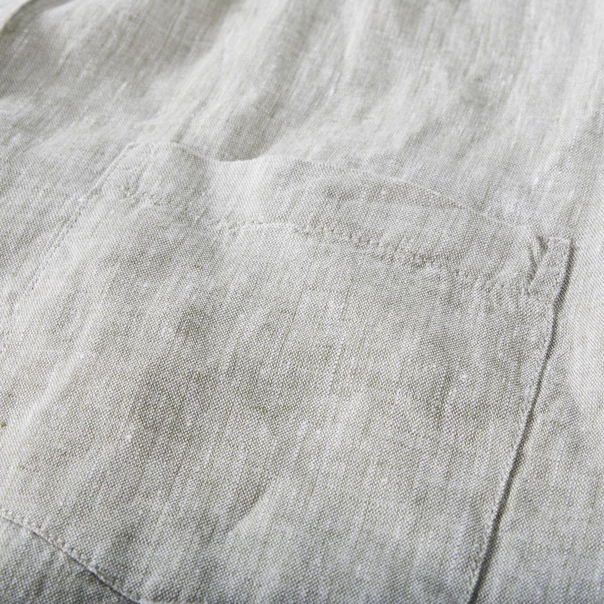 CASA MODA Freizeithemd aus Leinen grün