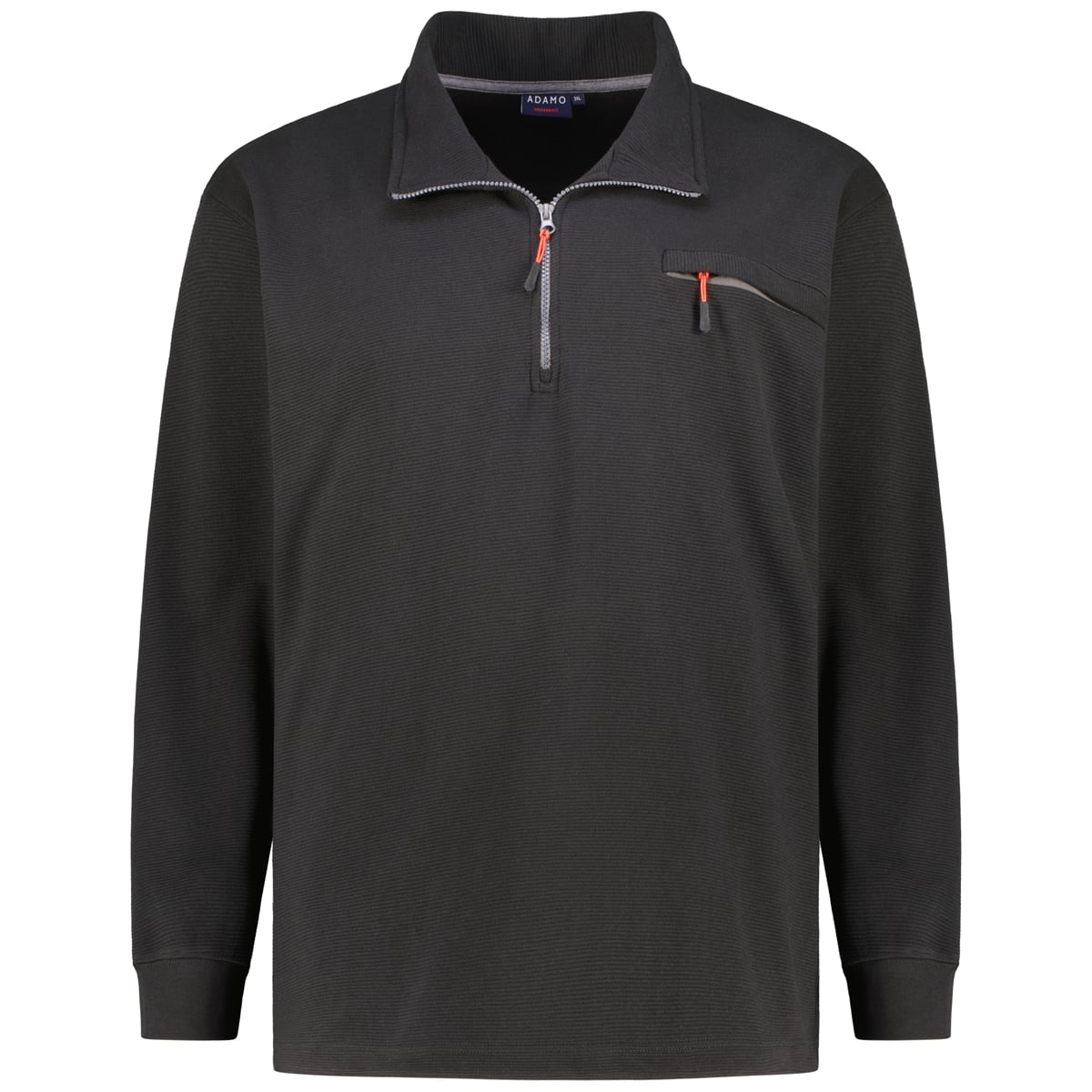 ADAMO Sweatshirt mit Struktur schwarz ADAMO Sweatshirt mit Struktur schwarz