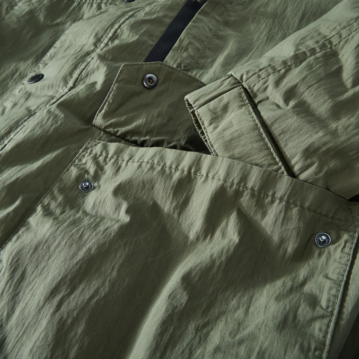 camel active Fieldjacket mit heraustrennbarem Westeneinsatz oliv