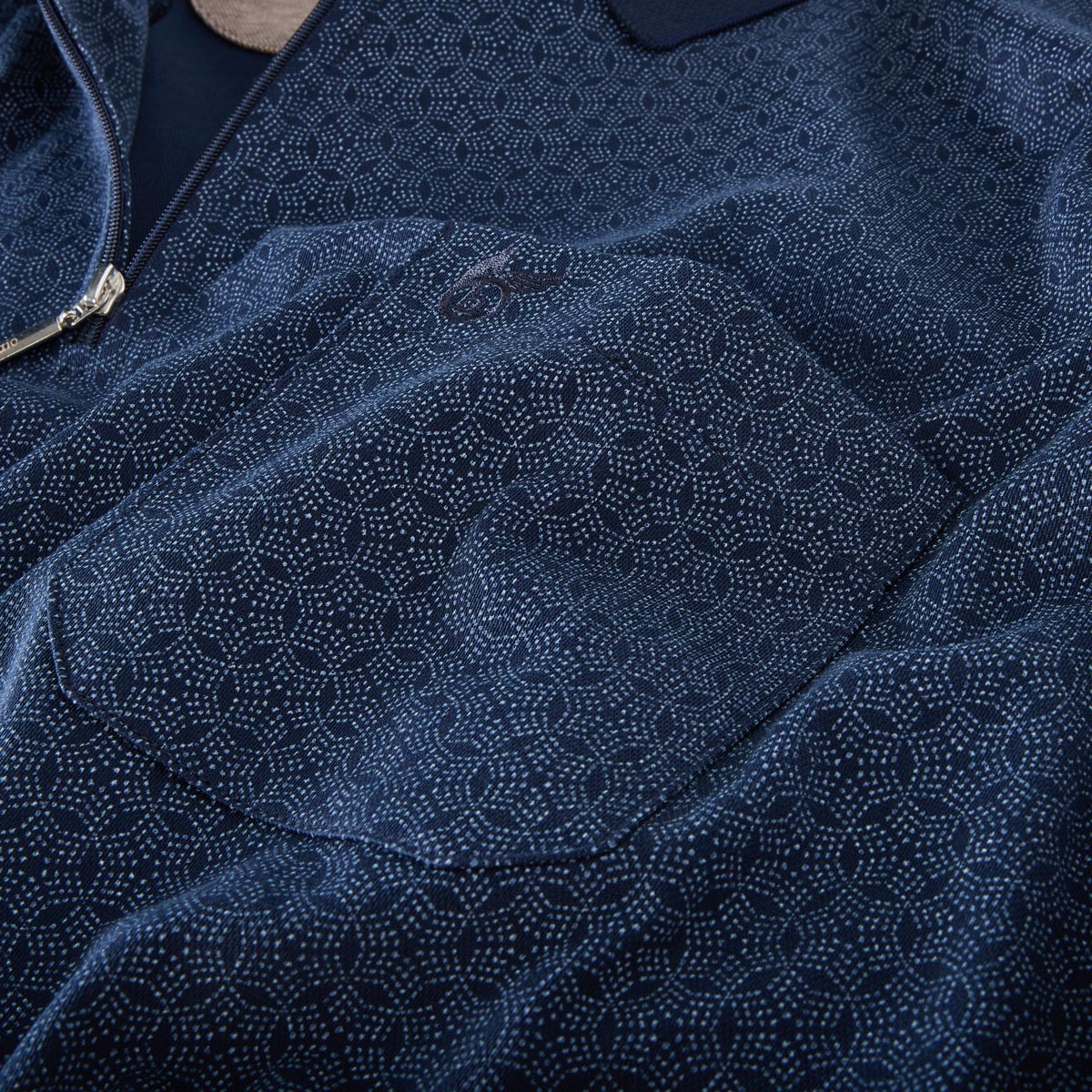 Hajo Poloshirt "Soft Knit", bügelleicht marine