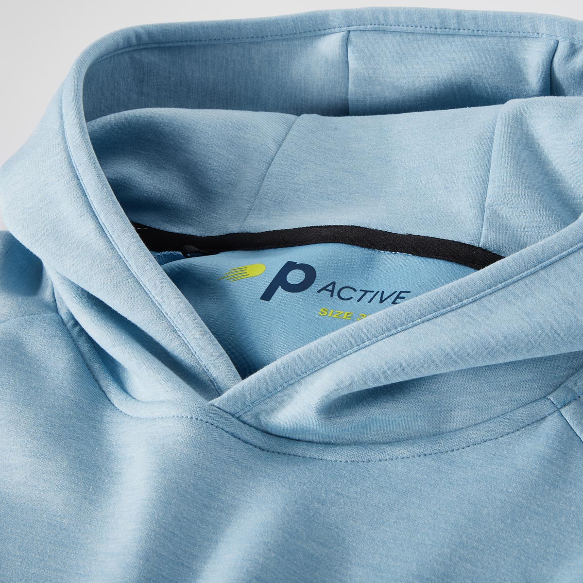 Pfundskerl p ACTIVE Hoodie, elastisch, weich und leicht hellblau