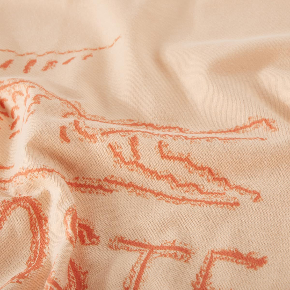 LACOSTE T-Shirt aus Biobaumwolle orange