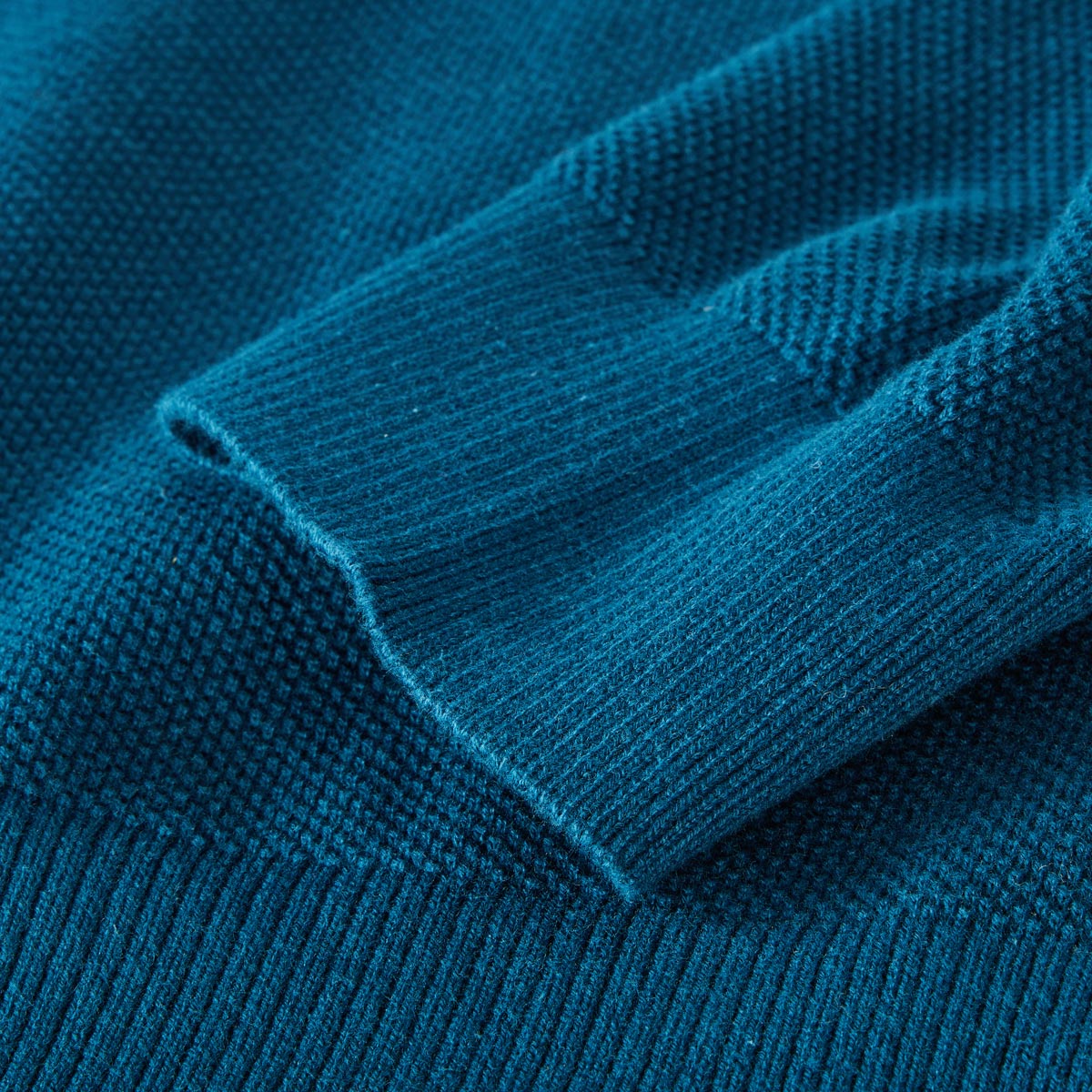 camel active Pullover mit Struktur blau