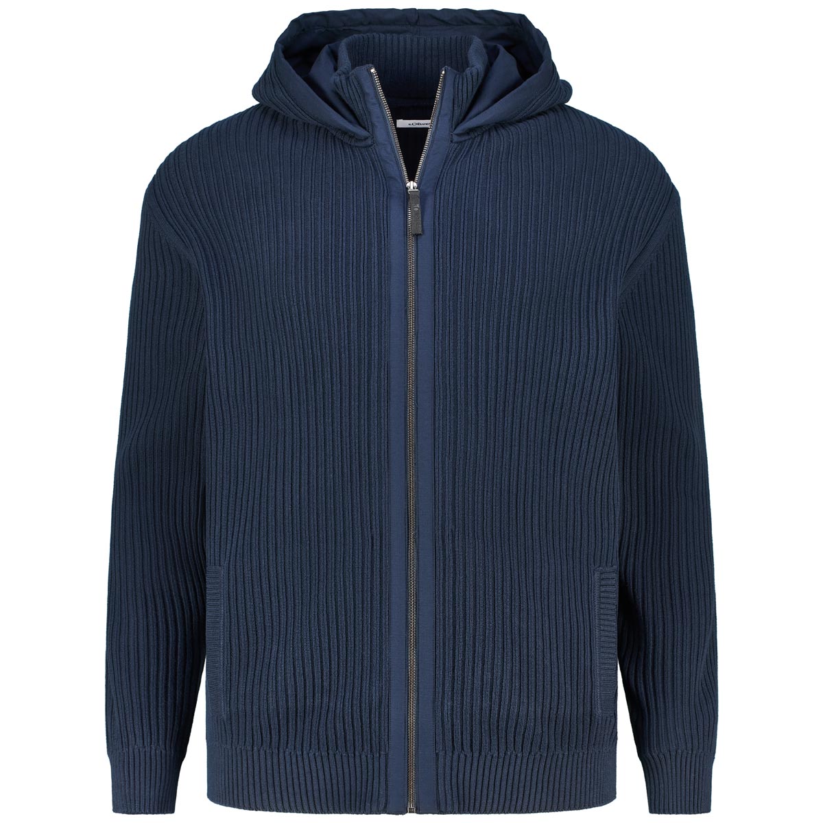 Strickjacke mit Kapuze